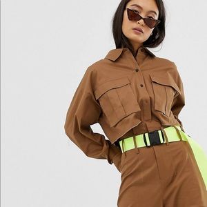 COLLUSION oversized pants and shirt US 4